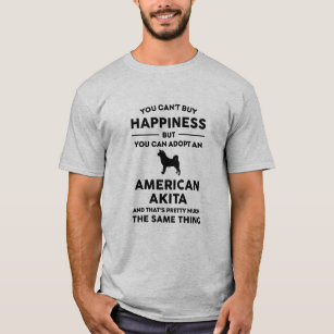 American Akita Adoption Happiness T-Shirt