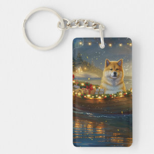 American Akita Christmas Festive Voyage