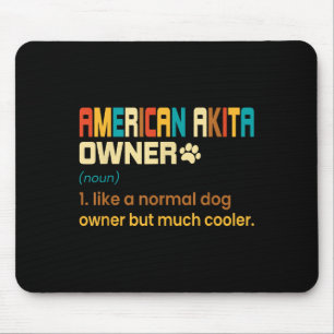American Akita Lover Design - Gift For American Ak Mouse Pad