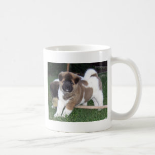 American Akita Puppy Dog Coffee Mug