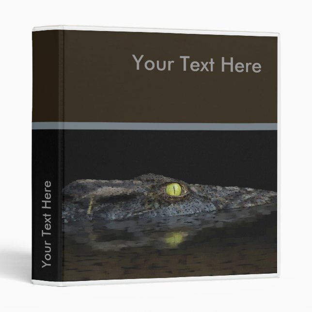 American Alligator Binder (Front/Spine)