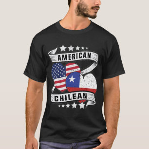 American and Chilean shirt Half American