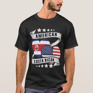 American and Costa rican shirt Half American
