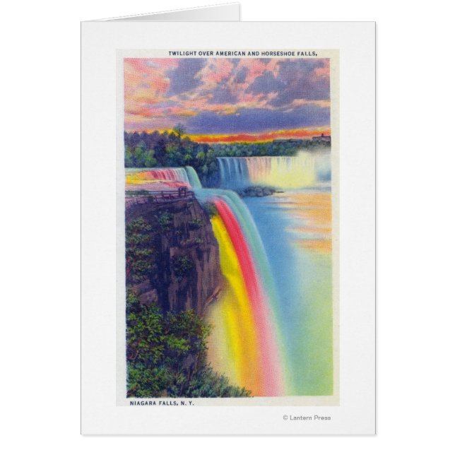 American and Horseshoe Falls at Dusk (Front)