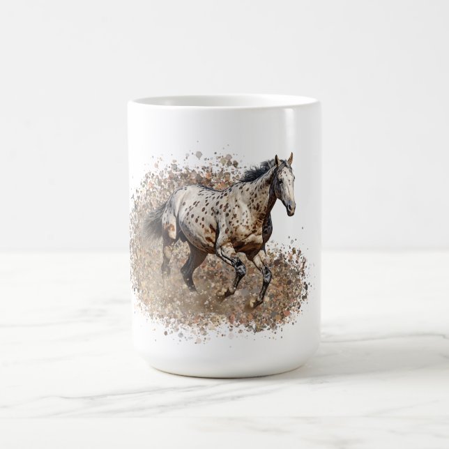 American Appaloosa Horse Coffee Mug (Center)