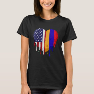 American Armenian Heritage Month Armenia Flag Hear T-Shirt