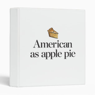 American as Apple Pie Binder