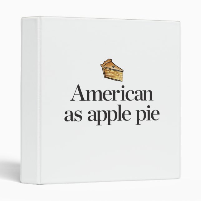 American as Apple Pie Binder (Front/Spine)
