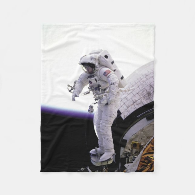 American Astronaut Fleece Blanket (Front)