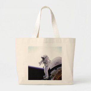 American astronaut large tote bag
