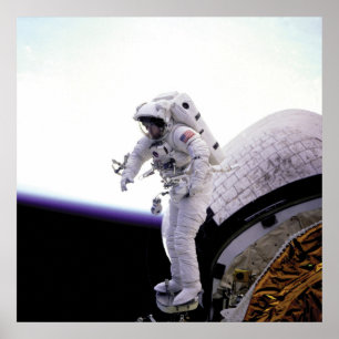 American astronaut poster