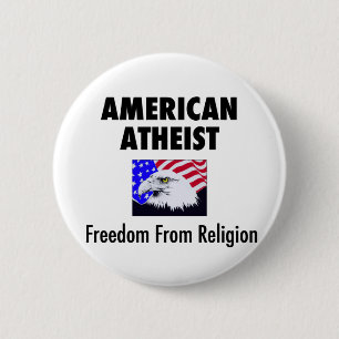 American Atheist 2 Inch Round Button