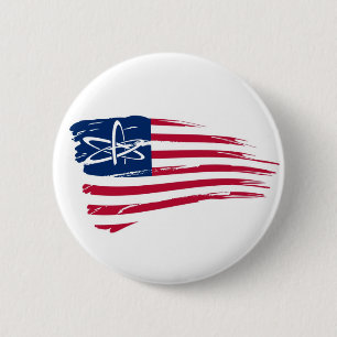 American Atheist 2 Inch Round Button