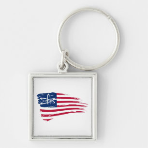 American Atheist Keychain