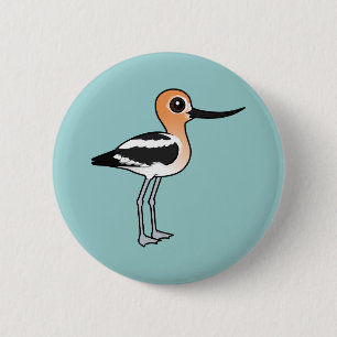 American Avocet 2 Inch Round Button