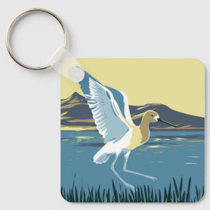 American Avocet Keychain