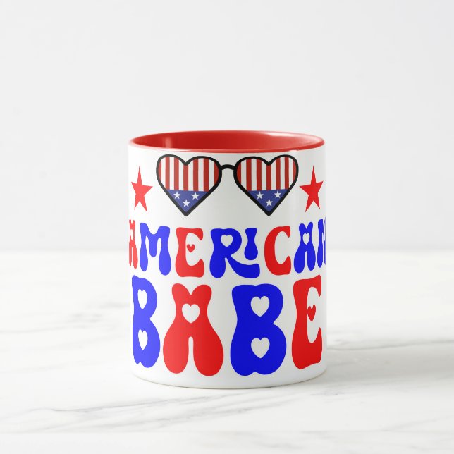 American Babe 4July Mug (Center)