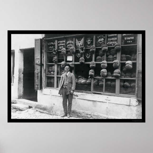 American Bakery in Istanbul, Turkey 1922 Poster (Front)
