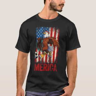 American Bald Eagle 4th Of July Women Men American T-Shirt