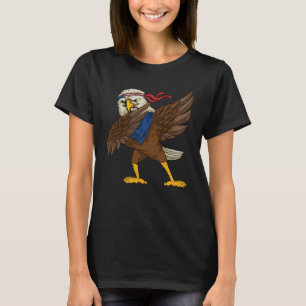 American Bald Eagle Dabbing 2021 Dab Dance 4th Of T-Shirt