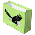 American Bald Eagle Flying Gift Bag - Your Colors