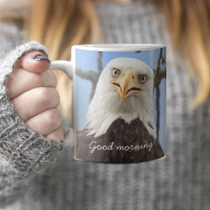American Bald Eagle Good Morning Funny  Coffee Mug