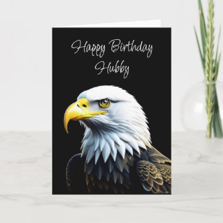 American Bald Eagle Husband's Birthday Card
