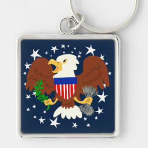 American Bald Eagle Keychain