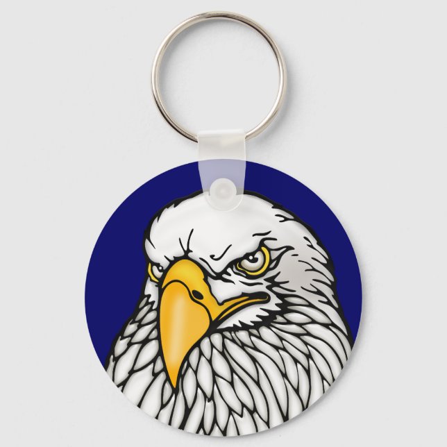 American bald eagle navy keychain (Front)