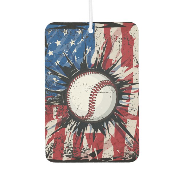 American Baseball Air Freshener (Front)