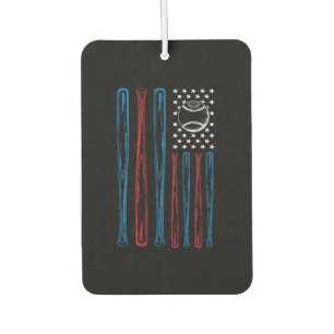 American Baseball Flag Proud USA Sportsman Air Freshener