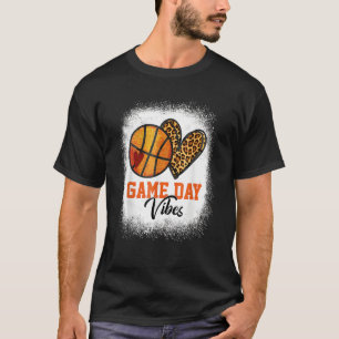 American Basketball Game Day Vibes Basketball Mom T-Shirt