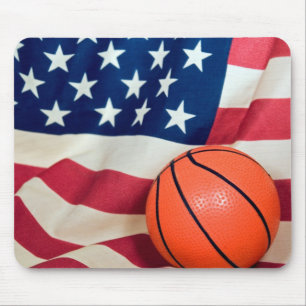 American Basketball Mouse Pad