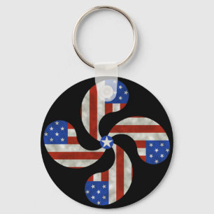American Basque Keychain