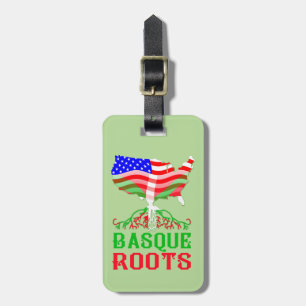 American Basque Roots Luggage Tag Template