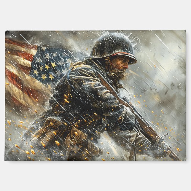 American Battle Flag Magnet (Front)