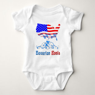 American Bavarian Roots Baby Tee
