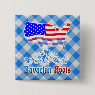 American Bavarian Roots Button