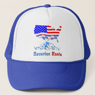 American Bavarian Roots Trucker Hat