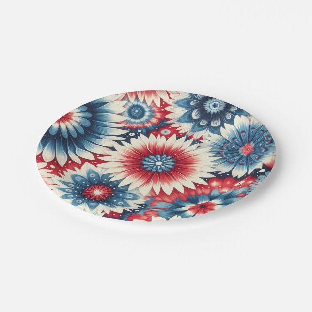 American Beauties Paper Plate (Angled)
