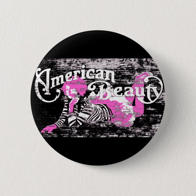 american beauty 2 inch round button (Front)