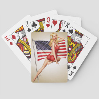 American Beauty - Cartes à jouer Rétro Pin-Up