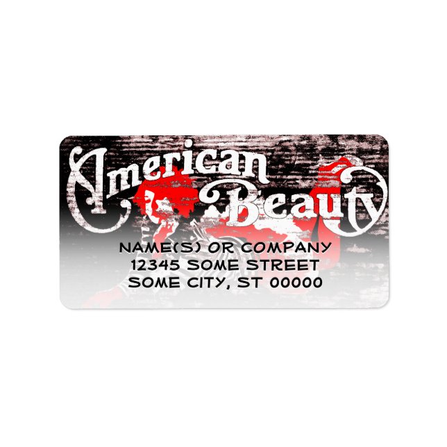 american beauty label (Front)