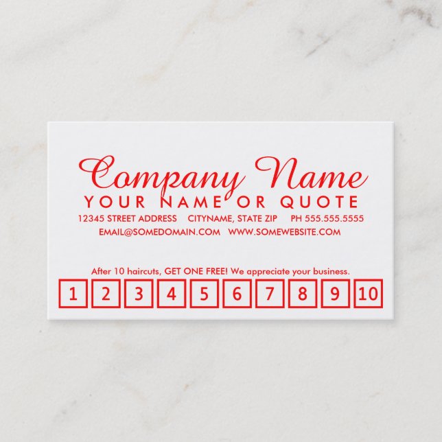 american beauty loyalty program (Front)