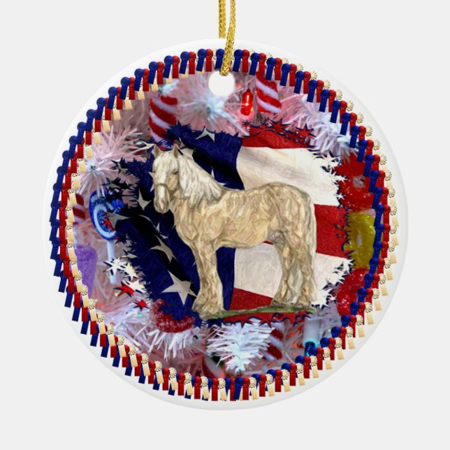 American Beauty Ornament (Front)