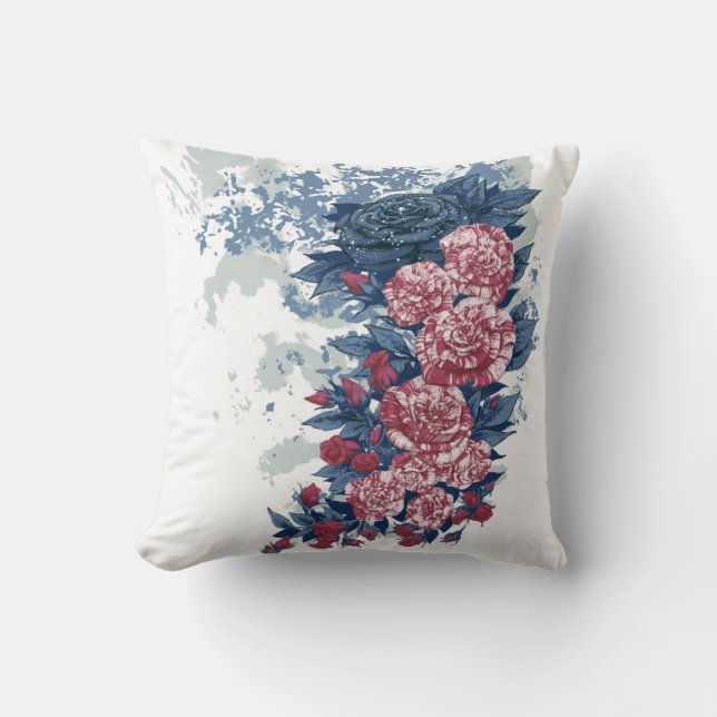 American Beauty Throw Pillow (Front)