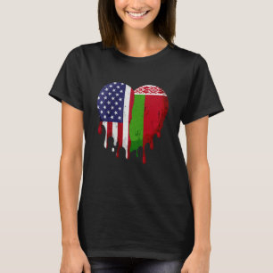 American Belarusian Heritage Month Belarus Flag He T-Shirt