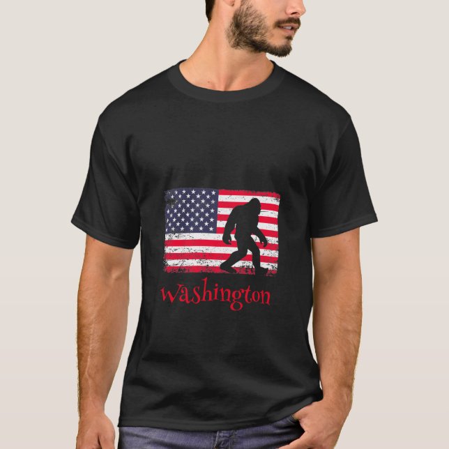 American Bigfoot Washington T-Shirt (Front)