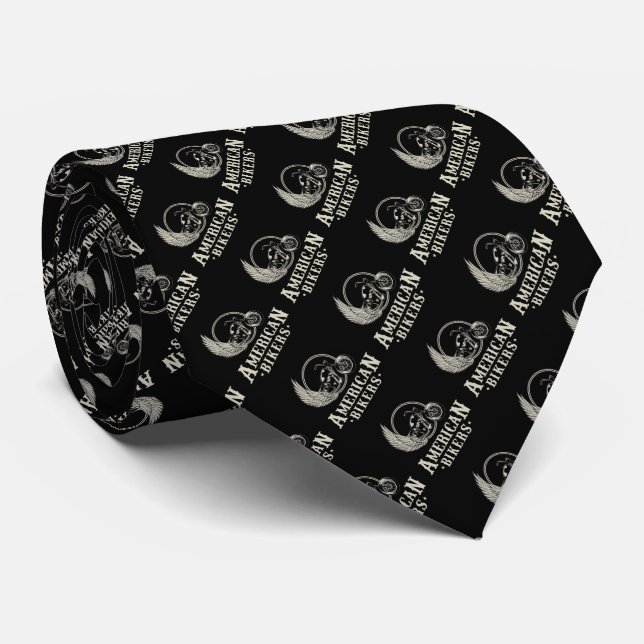 American bikers tie (Rolled)