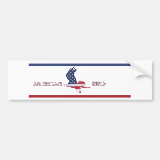 AMERICAN BIRD BUMPER STICKER (Front)